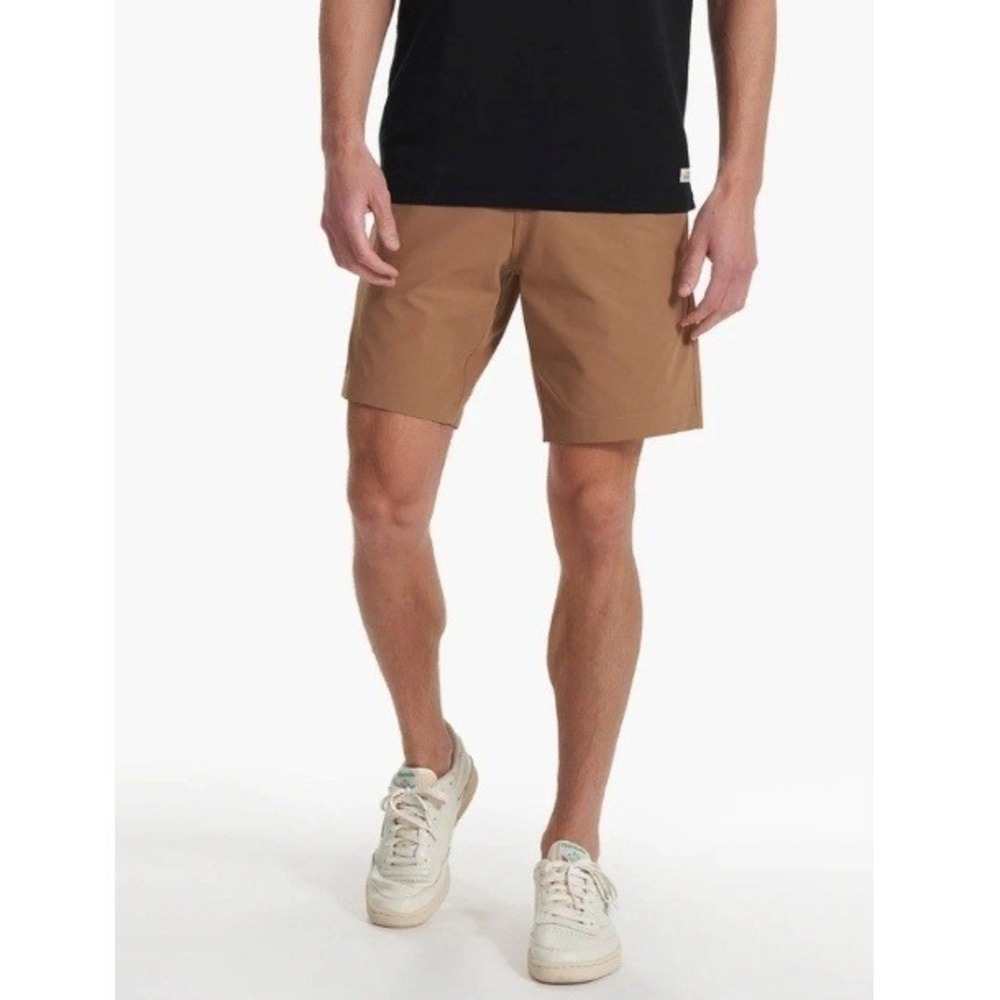Vuori Men's Camel Chino Meta Shorts Performance Casual‎ NWT Size 36